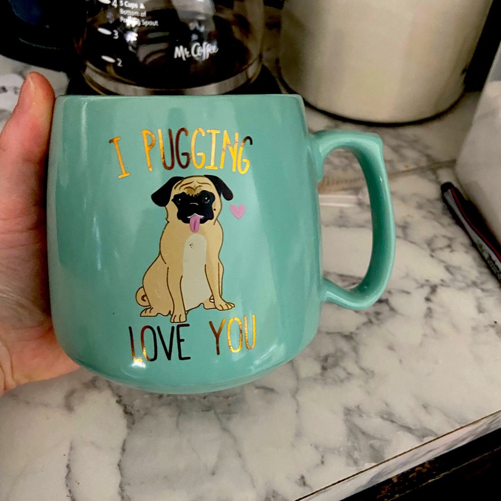 “I pugging love you” Pug Mug for Pug lovers! Or any animal lovers.